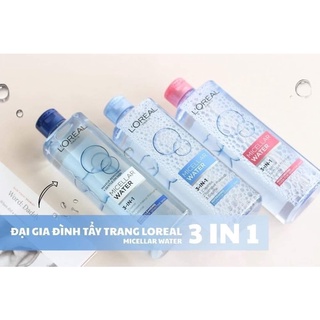 NƯỚC TẨY TRANG L'ORÉAL MICELLAR WATE 3 IN 1