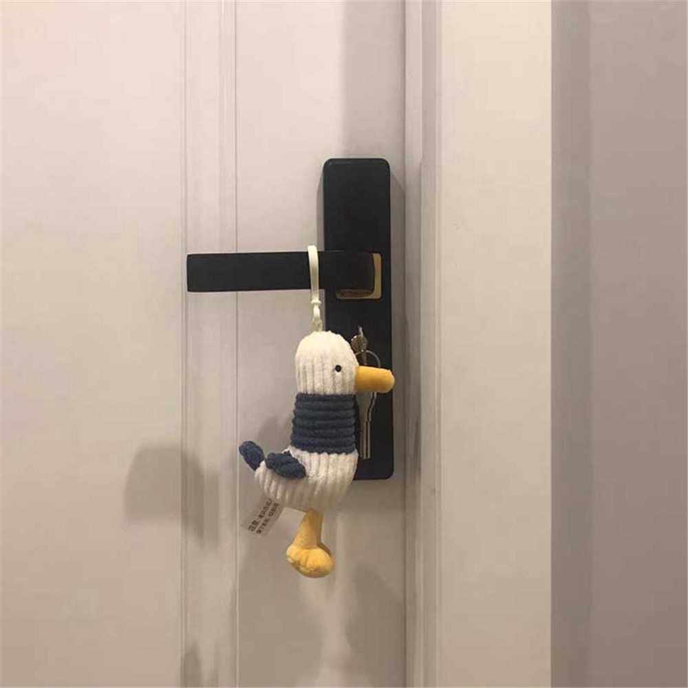 Chú Vịt Nhồi Bông Đáng Yêu Trang Trí Móc Chìa Khóa