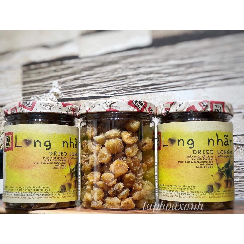 LONG NHÃN – DRIED LONGAN (LỌ 180G )
