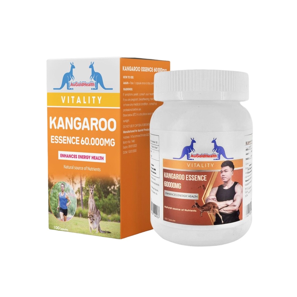 Thực phẩm bảo vệ sức khỏe Úc -  Viên uống bổ tăng cường sinh lý cho nam Kangaroo