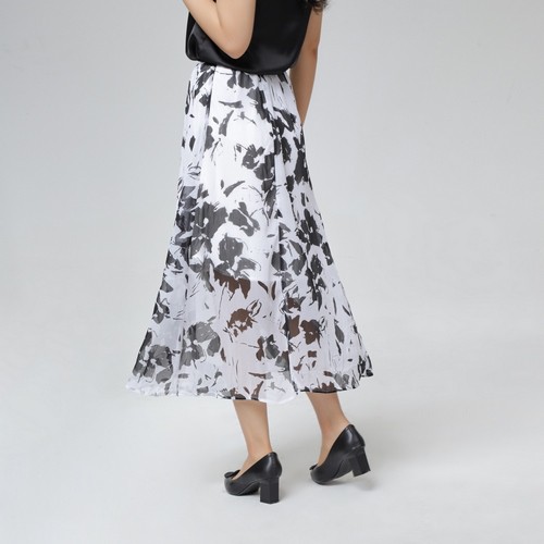 Chân váy Monde Point MPWA0616211 hoa văn đen | BigBuy360 - bigbuy360.vn