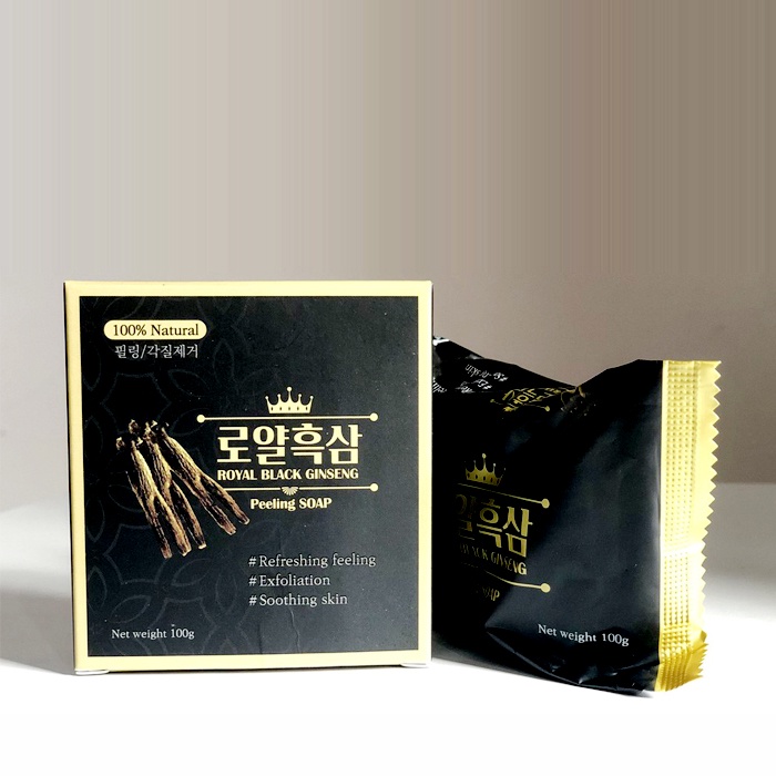 Xà bông cục hắc sâm Royal black ginseng soap 100g