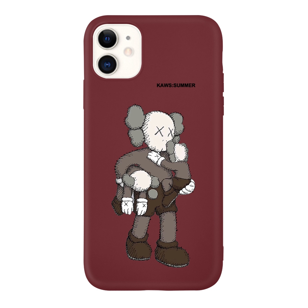 Ốp điện thoại silicone hình Kaws thời trang cho iPhone 11 11Pro 11ProMax 6 6s 7 8 X XS XR XSMAX | BigBuy360 - bigbuy360.vn