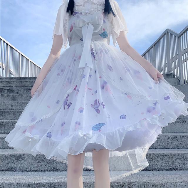 Đầm Thiết Kế Phong Cách Lolita Nhật Bản Độc Đáo Xinh Xắn