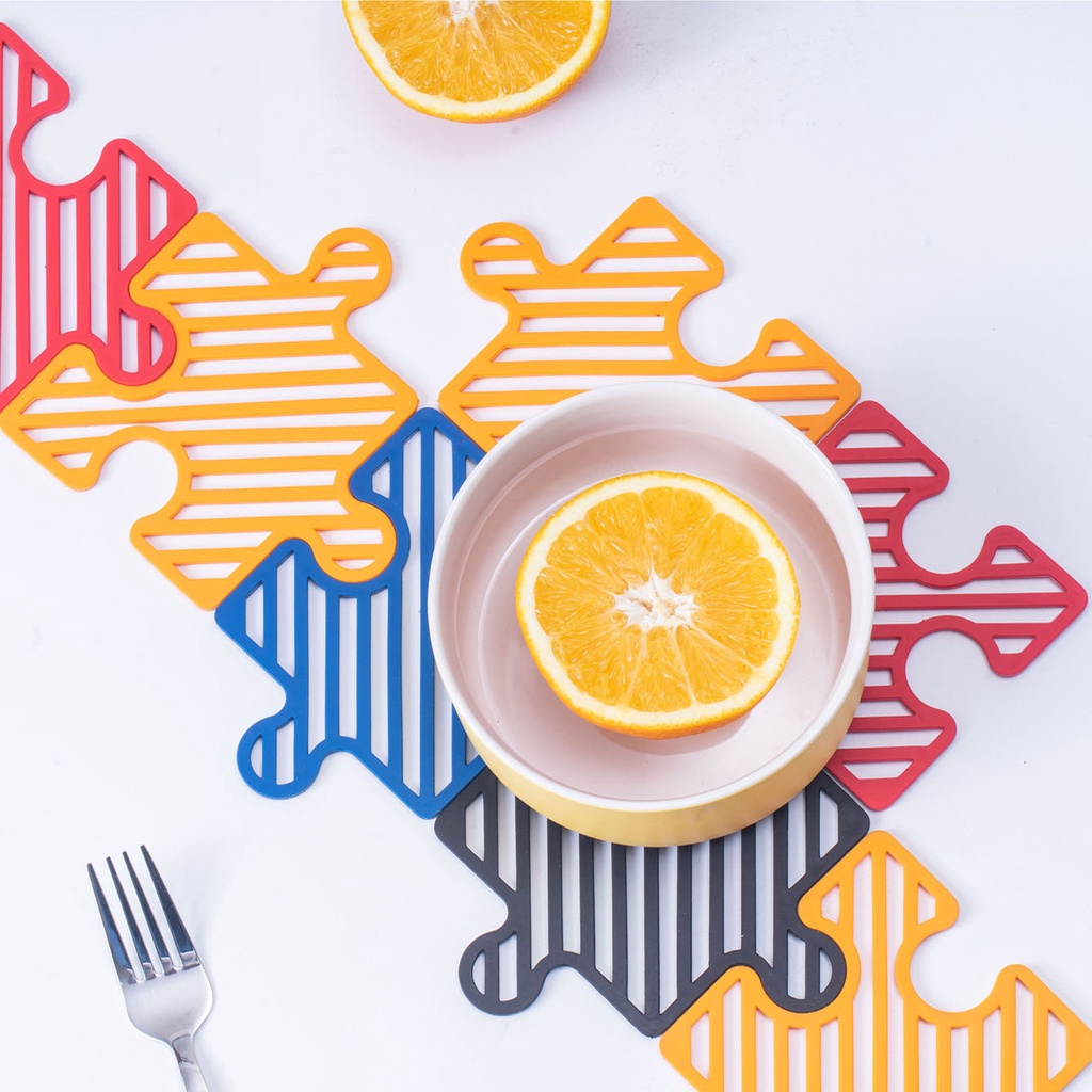 Đế lót ly OSSAYI bằng silicon cách nhiệt thiết kế xinh xắn