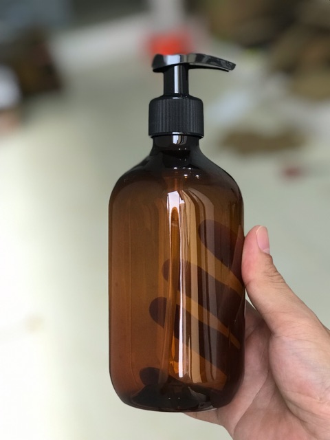 Chai Vòi Nhấn Đựng Dầu Gội Sữa TắmTinh Dầu cho Khách Sạn spa (500ml) Chai Đựng Nước Rửa Tay Khô