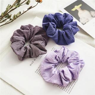 Dây Buộc Tóc Hình Hoa Cúc Màu Tím Dễ Thương