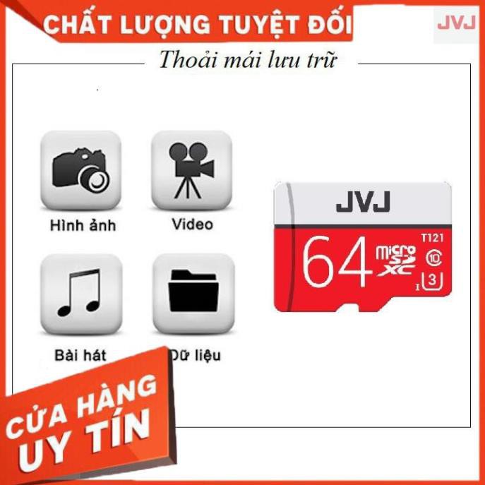LinhAnh ⚡giá rẻ⚡ Thẻ nhớ 64G Pro JVJ U3 Class 10 – chuyên dụng cho CAMERA, BH 5 năm, 1 đổi 1 nhatlinh1824