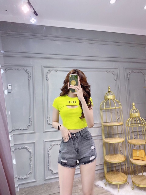 [Mã WASTUP5 giảm 10% tối đa 20K đơn 99K] Quần short jean lưng cao hình thật kèm video | BigBuy360 - bigbuy360.vn