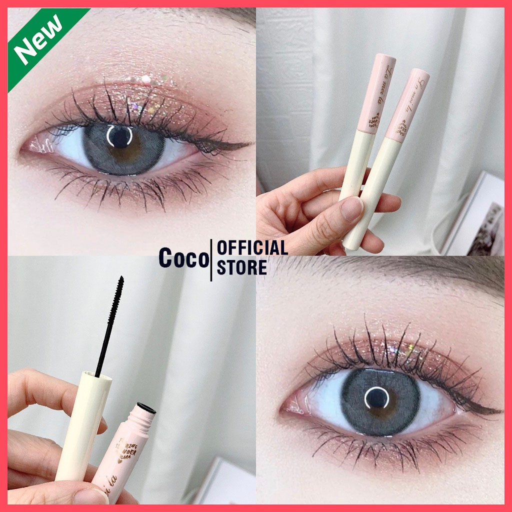 Mascara siêu mảnh Lameila chuốt mi dài mịn hàng nội địa Trung vỏ hồng