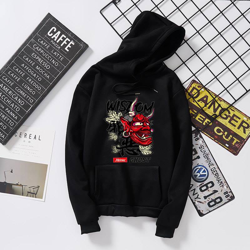 Áo Hoodie Unisex Dài Tay Phong Cách Nhật Bản Harajuku Dành Cho Cặp Đôi | BigBuy360 - bigbuy360.vn