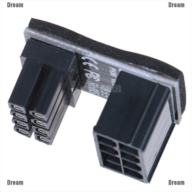 Bộ Chuyển Đổi Nguồn Atx 8Pin 180 Độ Sang 8Pin Cho Card Đồ Họa Thẻ | BigBuy360 - bigbuy360.vn