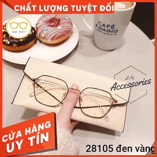 💖💖 Gọng Kính Mắt Lục Giác Cận Kim Loại Hàn Quốc Mã 2810 ♥️ Miễn phí Cắt mắt kính Cận 💌 Loạn 💌 Viễn 💌