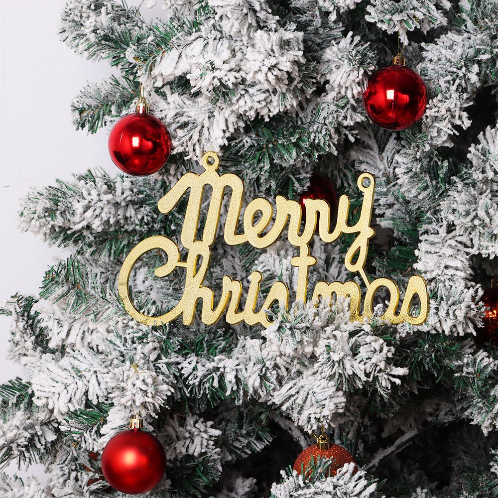 Phụ Kiện Treo Trang Trí Cây Thông Giáng Sinh Hình Chữ Merry Christmas Nhiều Màu Sắc Diy