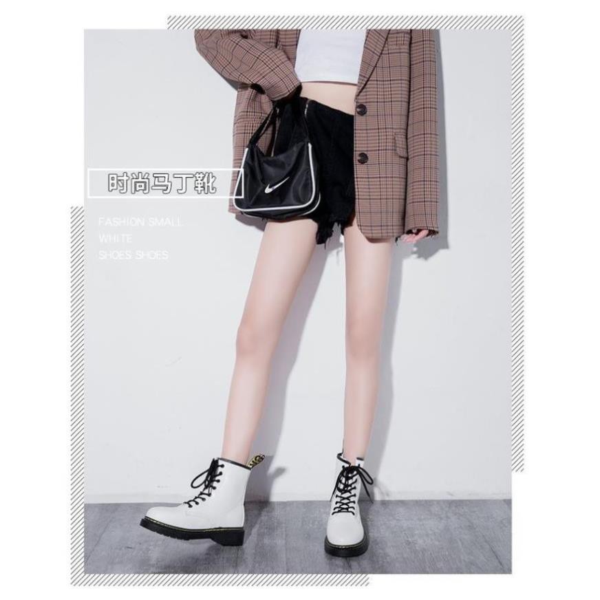 Giày bốt Martins phong cách ulzzang cao cổ đế dày | WebRaoVat - webraovat.net.vn