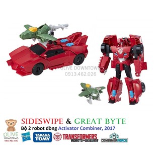 SIDESWIPE & GREAT BYTE - Bộ 2 robot dòng Activator - TRANSFORMERS