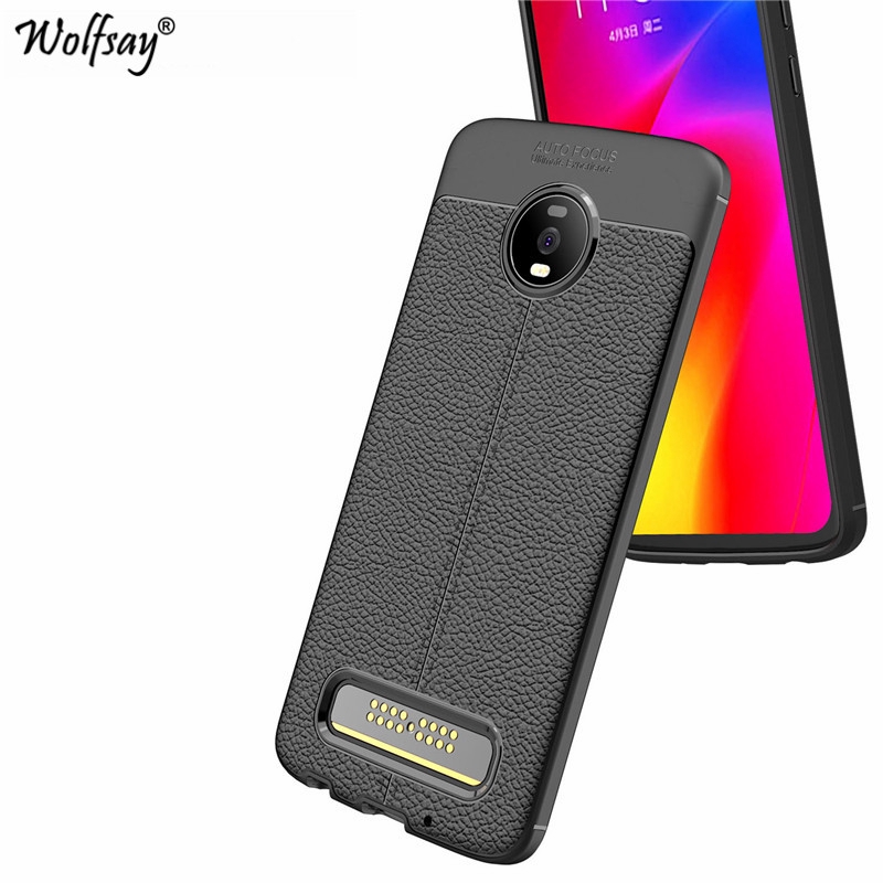 Ốp lưng điện thoại bằng cao su sang trọng dành cho Motorola Moto Z4 Play