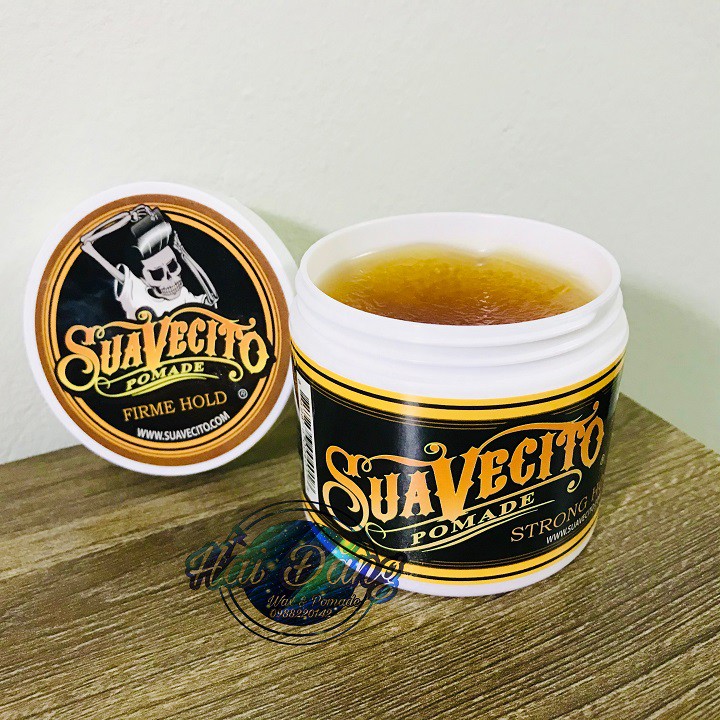 [Hàng Nhập Khẩu] Sáp vuốt tóc SUAVECITO POMADE FIRME STRONG HOLD - 113gr - Chính hãng