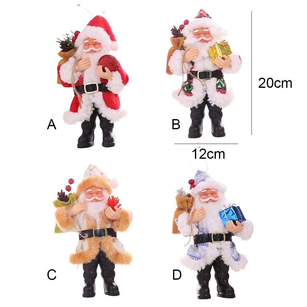 YIYU Búp Bê Hình Ông Già Noel Trang Trí Bàn Trong Nhà / Ngoài Trời Cho Bé Dịp Năm Mới