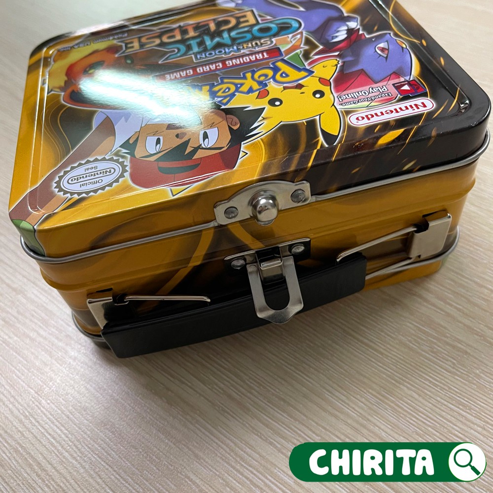 Bài POKEMON SUN MOON - Bộ Thẻ Bài Hộp Săt - Gồm 41 Lá - 3 Gói Bài Đặc Biệt - Đồ Chơi Trẻ Em Chirta