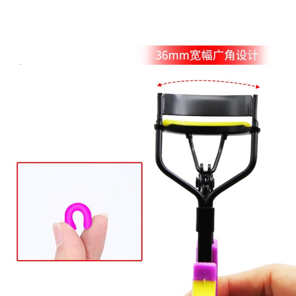 Set 2 chiếc kẹp bấm mi nhựa không đau không cộm mắt làm cong mi