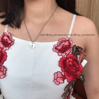 ROSY - DÂY CHUYỀN MẶT TRÁI TIM THÁNH GIÁ (ẢNH THẬT SHOP CHỤP!!!!)