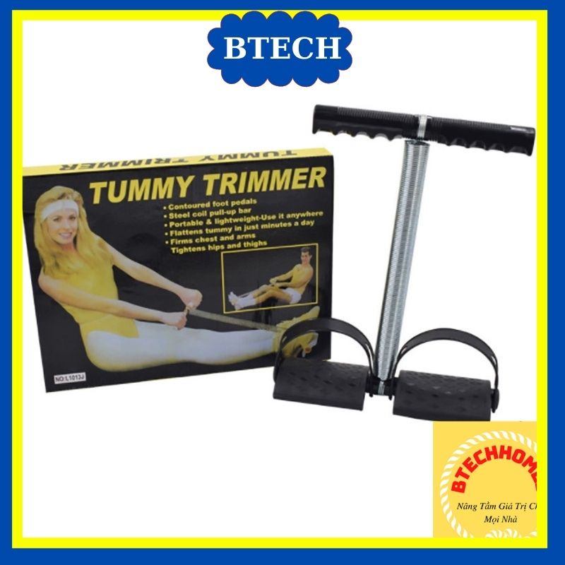 Dụng Cụ Tập Thể Dục Dây Kéo Kháng Lực Yoga Lò Xo Tummy Trimmer, Tập Cơ Bụng Chính Hãng