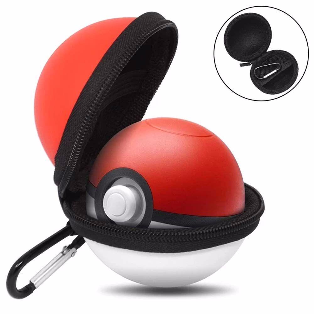 Túi Đựng Bảo Vệ Máy Chơi Game Switch Hình Quả Bóng Pokemon Có Khóa Kéo AUGUSTINA Pokeball Ốp