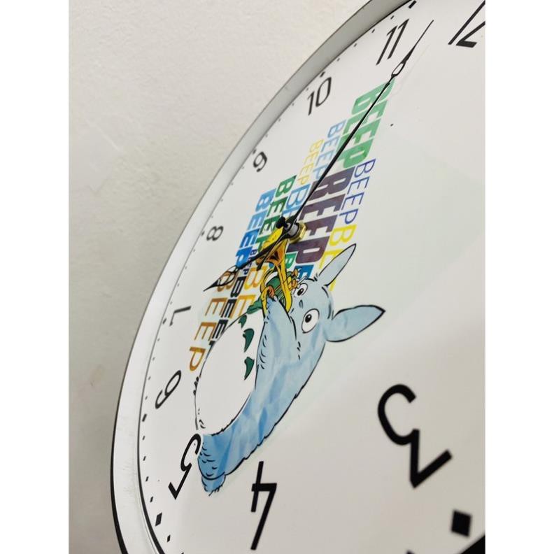 TOTORO dễ thương - mẫu đồng hồ treo tường trang trí phòng của bé - 30cm