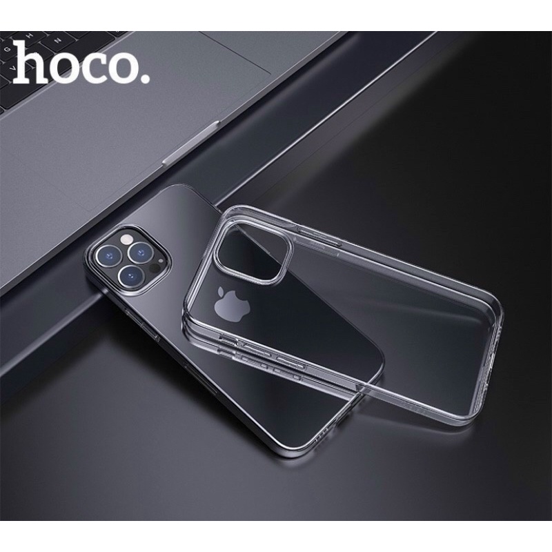 Ốp lưng Hoco cho iPhone 13, 13 Pro, 13 Pro Max Silicon dẻo trong suốt chính hãng