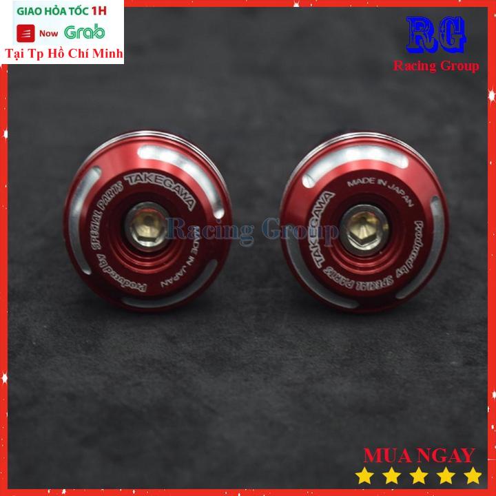 Gù Xe Máy Nhôm Cnc Takagewa ( Màu Đỏ )