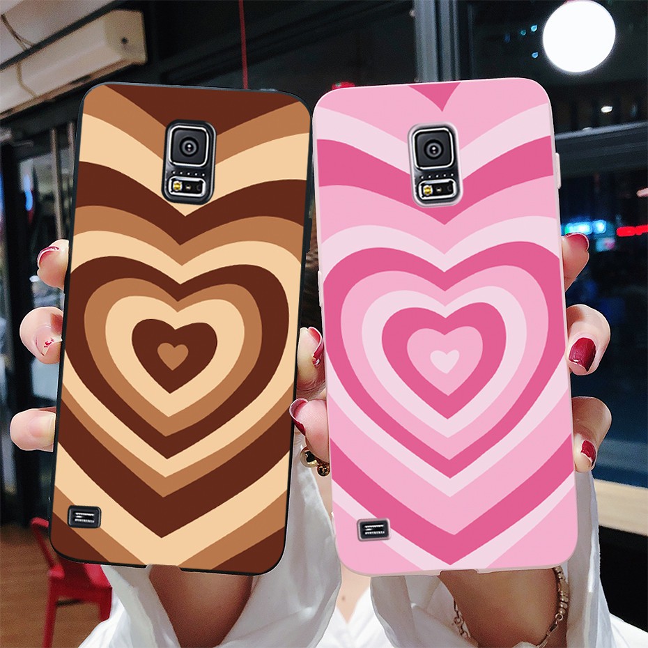 Dễ Thương Ốp Điện Thoại Silicon Mềm In Hình Trái Tim Cho Samsung Galaxy S5 I9600 Sm-G900 S 5 Neo S5 Duos G903F G9006
