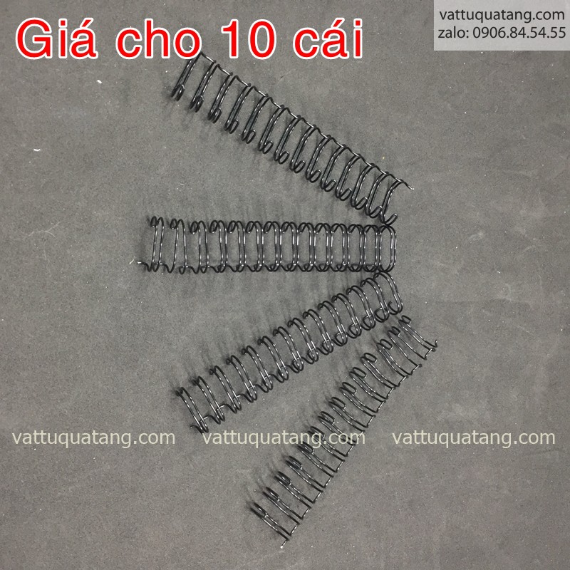 Lò xo sổ tay size gần A6 10 cái/bịch . 14 mắc