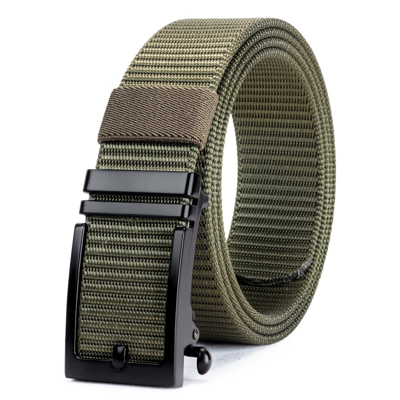 Thời Trang Thắt Lưng Vải canvas Khóa Tự Động Chất Lượng Cao Cho Nam