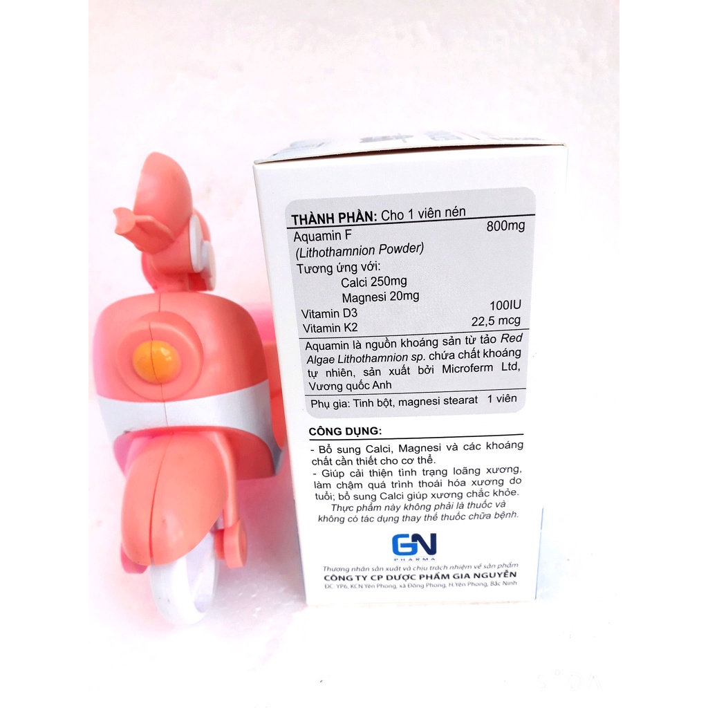 Viên uống Canxi SEBONETAB, canxi tảo biển giúp cải thiện tình trạng loãng xương; giúp xương chắc khỏe