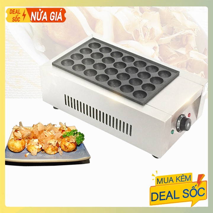 Máy làm bánh bạch tuộc Takoyaki tuộc nhật bản 28 lỗ