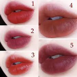 SON LÌ VONGEE GỒM 5 CÂY MỀM MÔI VÀ CỰC LỲ