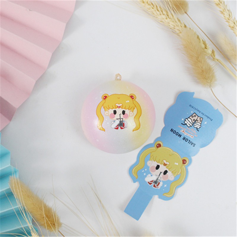 Đồ chơi bóp tay hình thủy thủ mặt trăng dễ thương 7cm