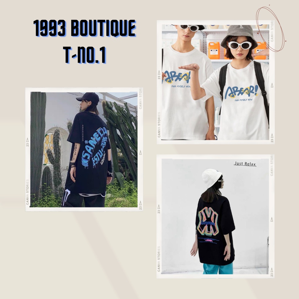 Áo phông tay lỡ nữ T-No.1, Áo thun nam form rộng big size cổ tròn unisex chất cotton in hình không vỡ