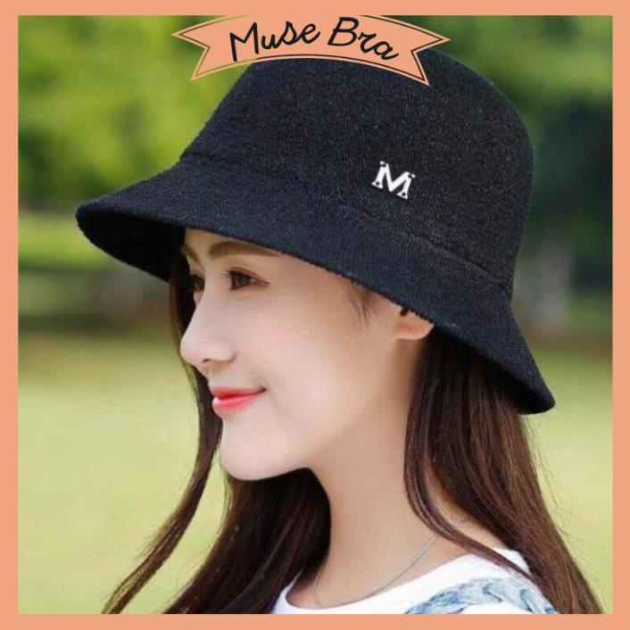 [Giá sỉ] Mũ cói M from mềm hàng QC cao cấp hot 2021 **