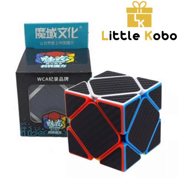 Bộ Sưu Tập Rubik Carbon MoYu MeiLong 2x2 3x3 4x4 5x5 Pyraminx Megaminx Skewb Square-1 SQ1 Tam Giác 12 Mặt Rubic