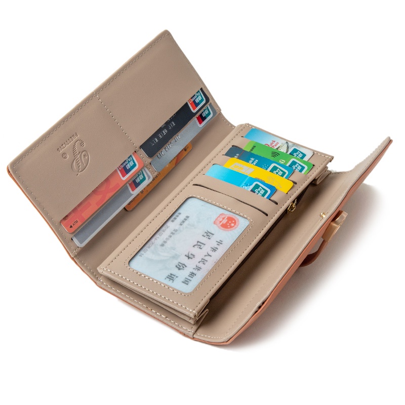 Ví Nữ Dài Có Khóa Kéo Thời Trang