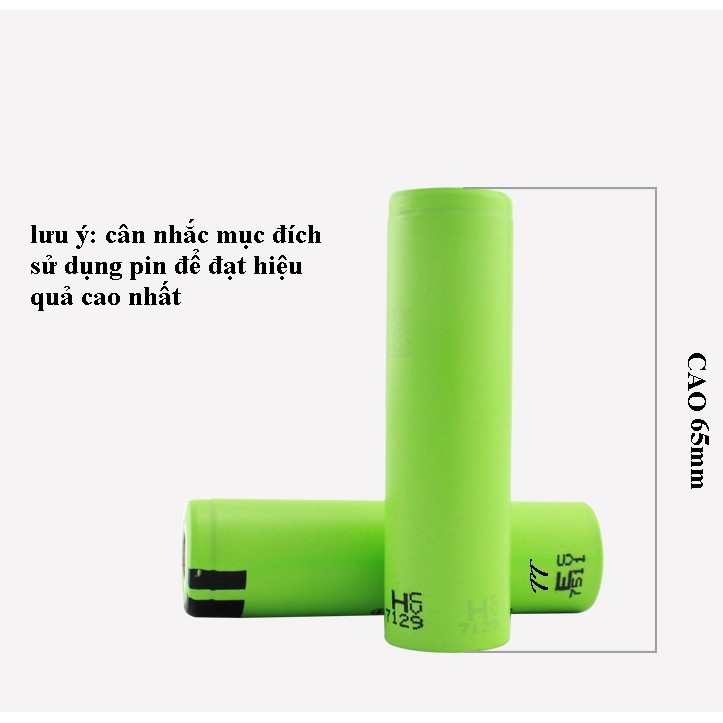 [SIÊU SALE] Pin sạc 3.7v 18650 3400mAh Panasonic Cho Box Sạc Dự Phòng, Đèn Pin - 1 viên