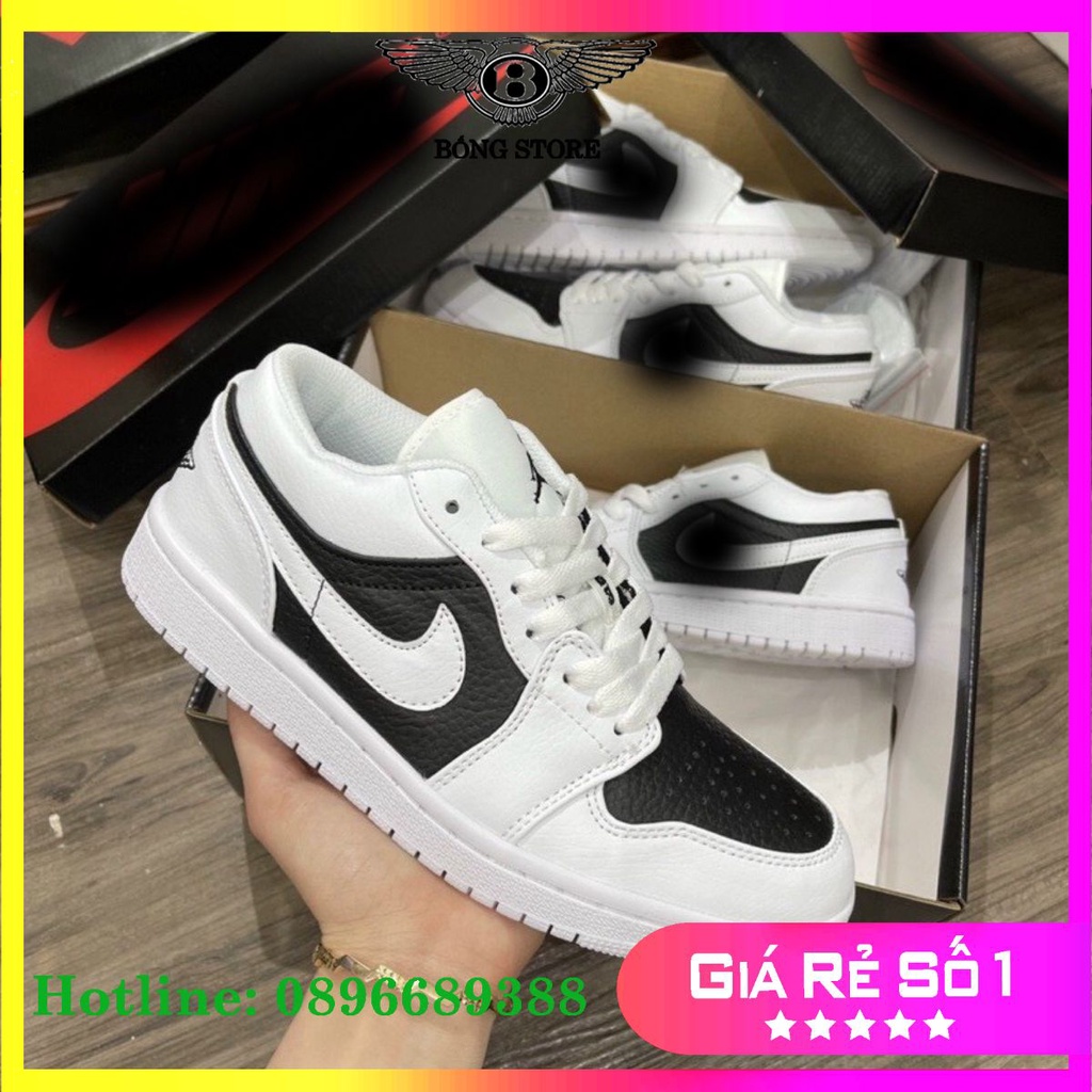 Giày JD trắng đen cổ thấp nam nữ _ Bống Store