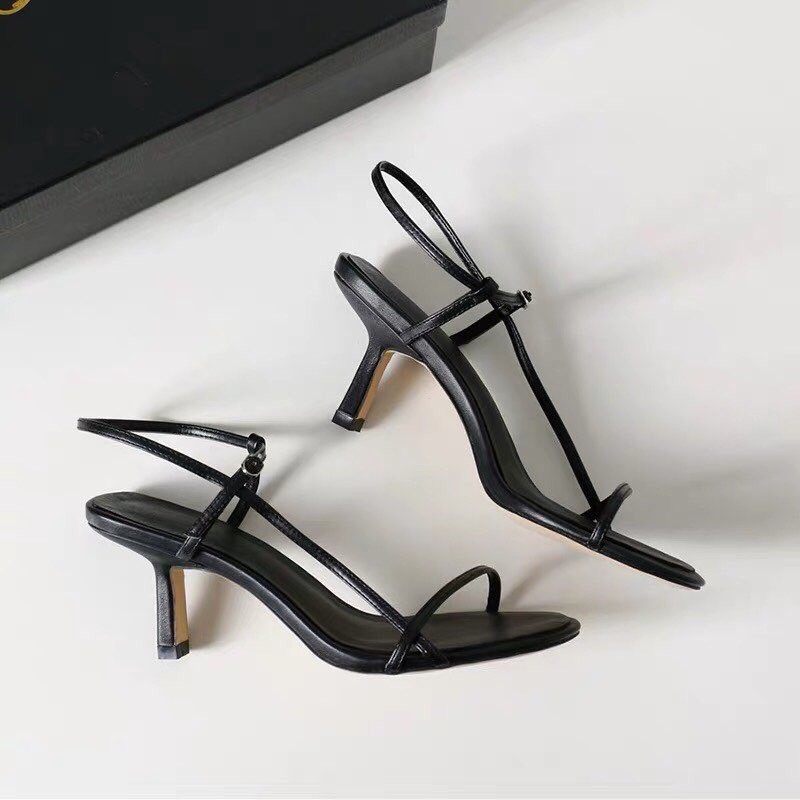 Sandal cao gót 7cm quai mảnh thời trang - s118