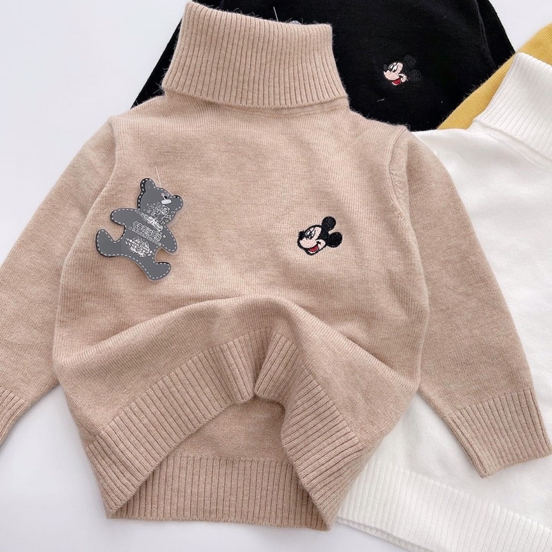 Áo len cổ lọ cho bé 8-22kg