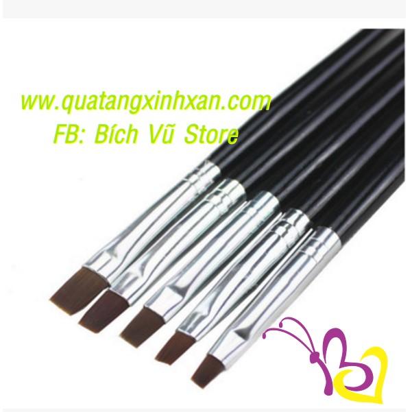 Cọ bản đắp Gel 15k/cây; 5 cây/58k