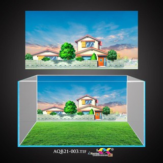 Tranh 3D dán bể cá