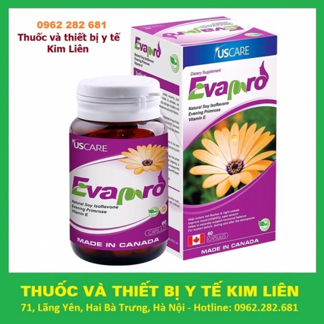 EVAPRO CANADA HỘP 60 VIÊN