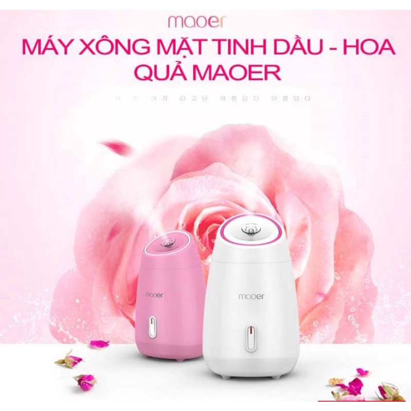 ( Hàng Có Sẵn ) Máy Xông Hơi Tinh Dầu - Xông Thảo Dược , Hoa Quả Tươi Tự Động 2 IN 1 - Xông Mũi Họng Giải Cảm Ngừa Covid